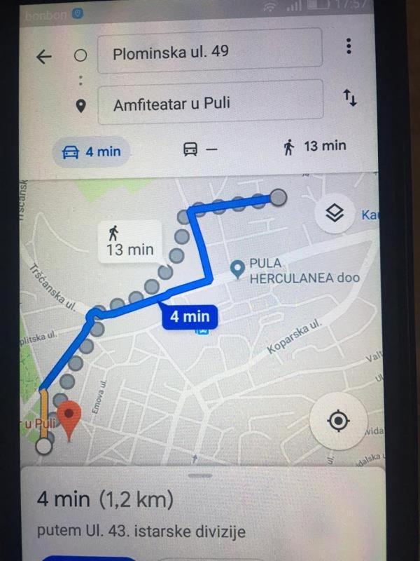 Studio Dama Blizina Amfiteatra I Bus Kolodvora ,Besplatan Privatni Parking,Self-Check- In Pula Extérieur photo